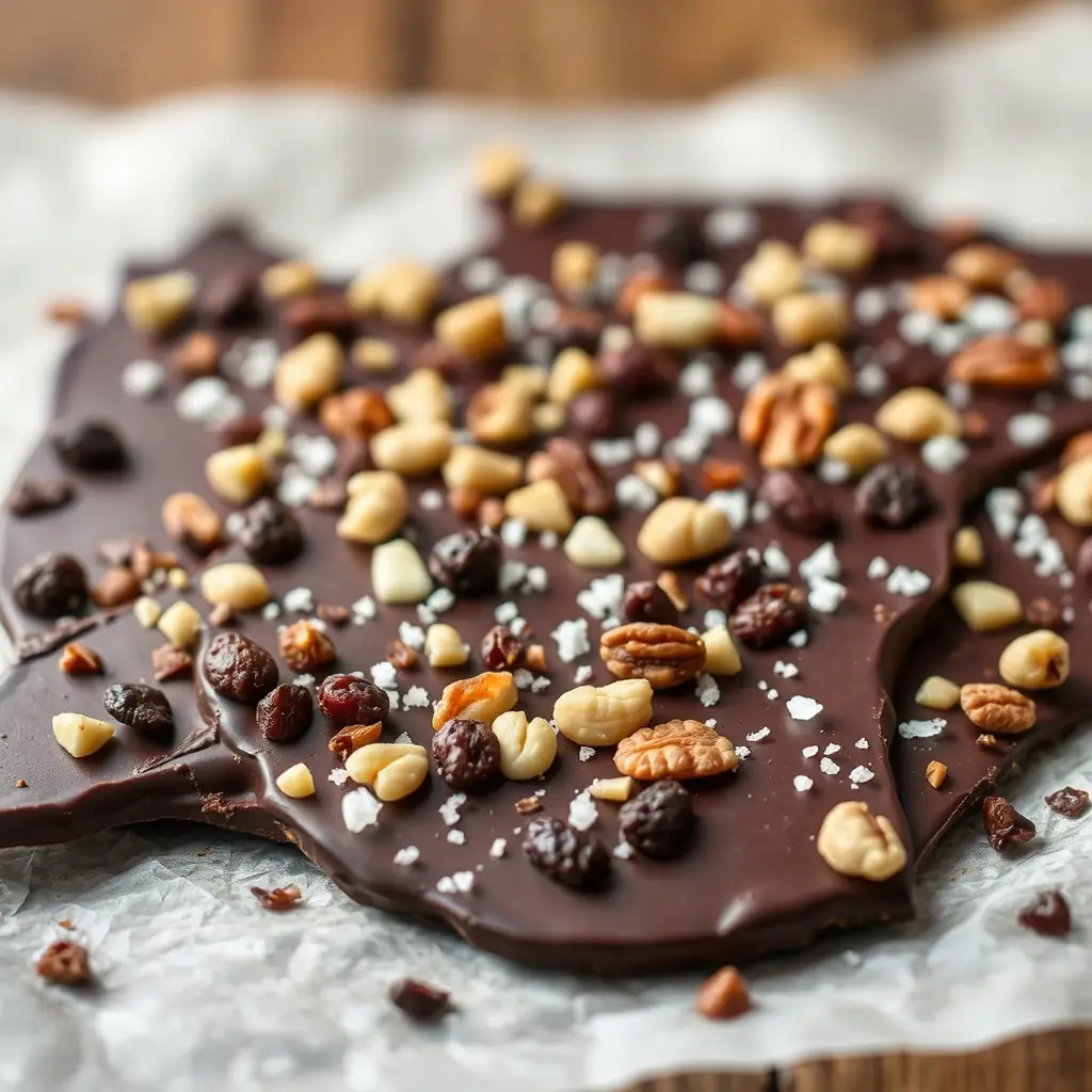 Simple Decadence with Dark Chocolate Bark