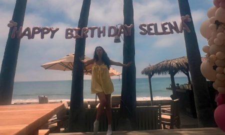 Selena Gomez celebrates her 32nd birthday with her boyfriend, Benny Blanco.